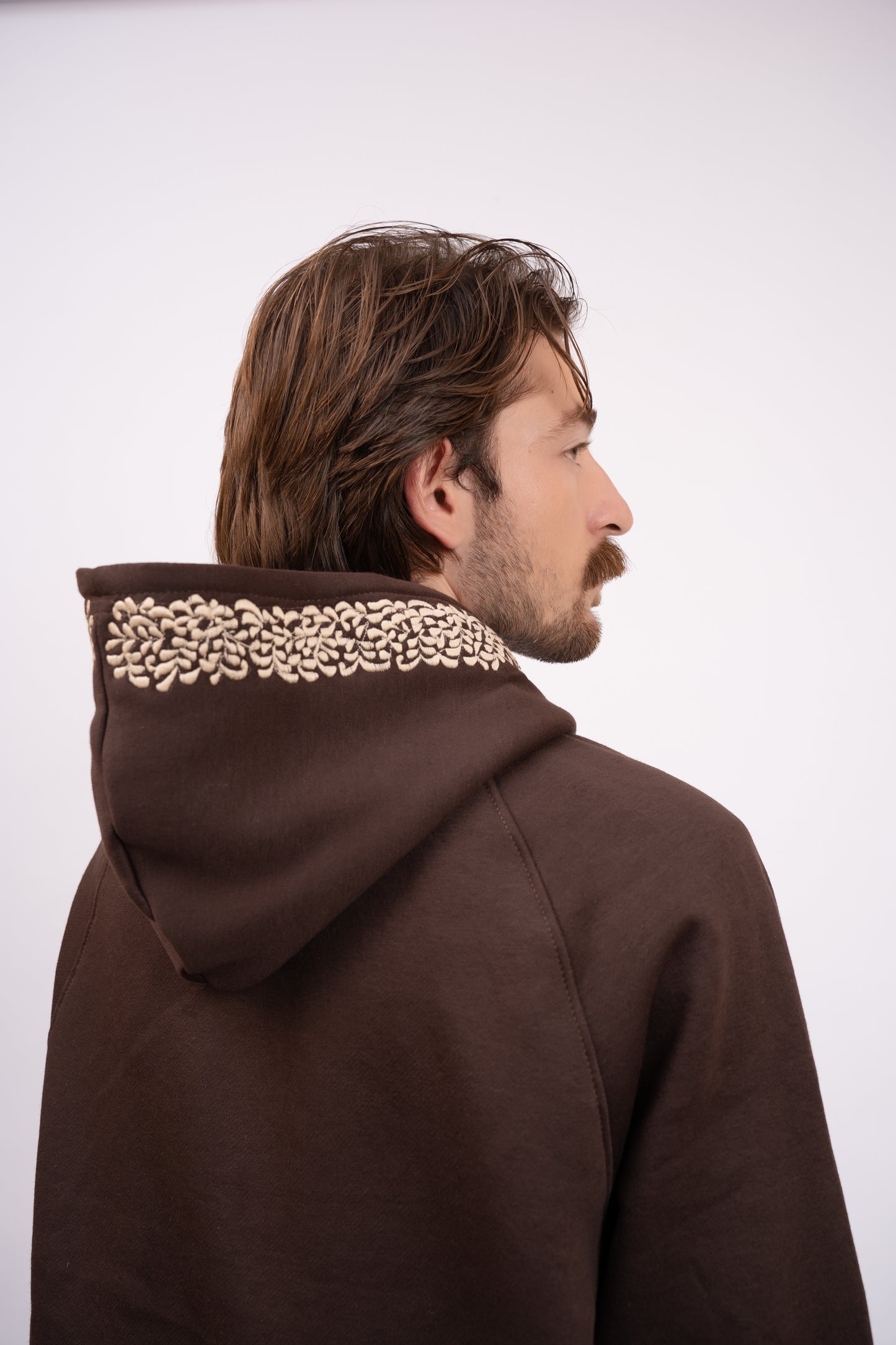 UNISEX MOCHA THREAD HOODIE - Walaiti Official