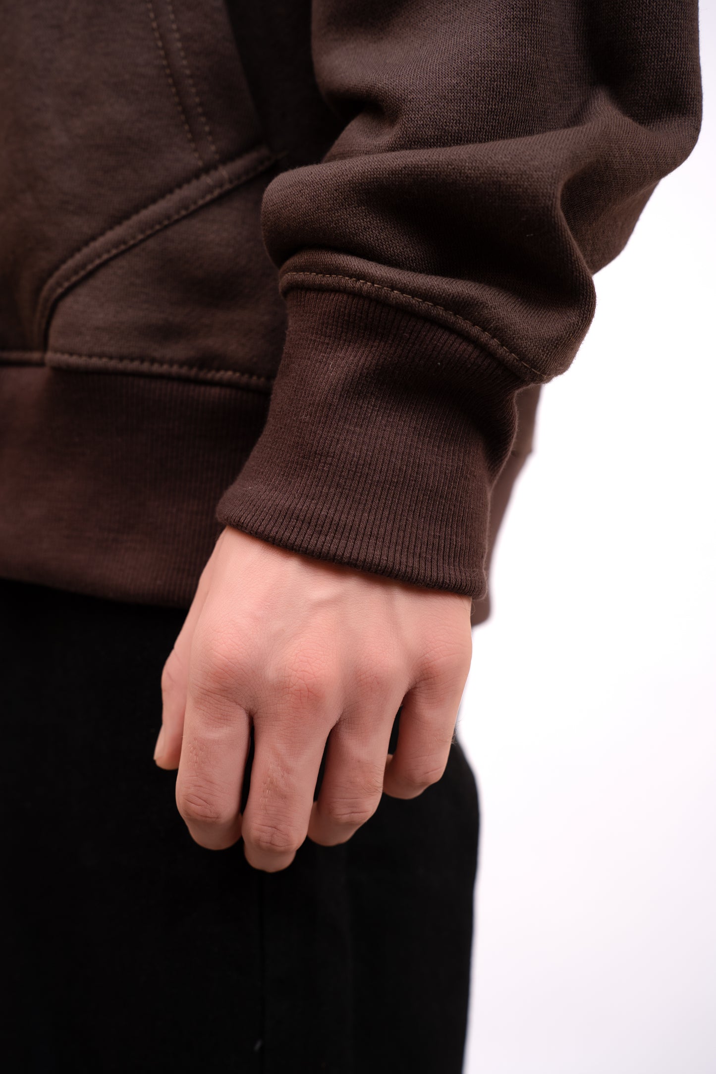 UNISEX MOCHA THREAD HOODIE - Walaiti Official