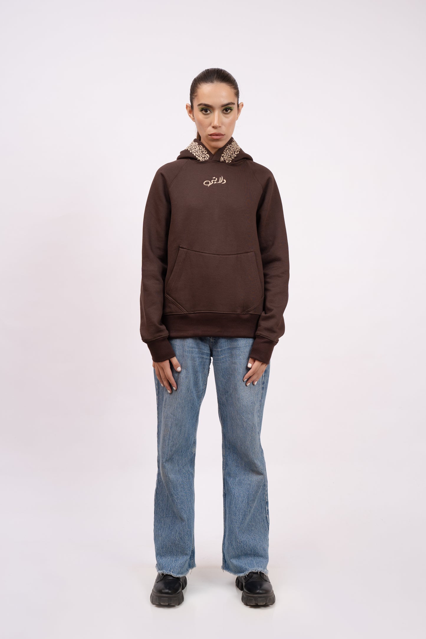 UNISEX MOCHA THREAD HOODIE - Walaiti Official