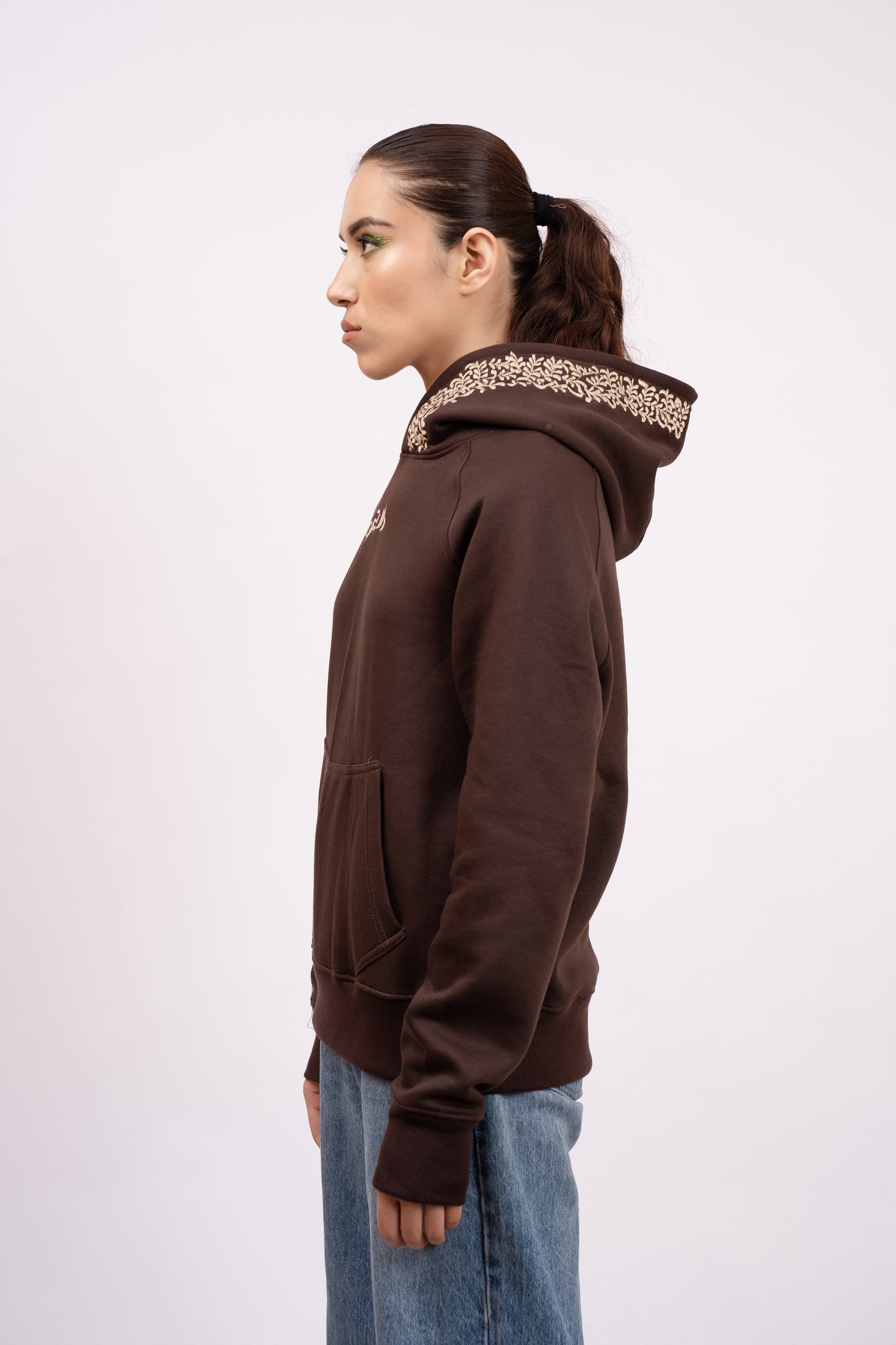 UNISEX MOCHA THREAD HOODIE - Walaiti Official