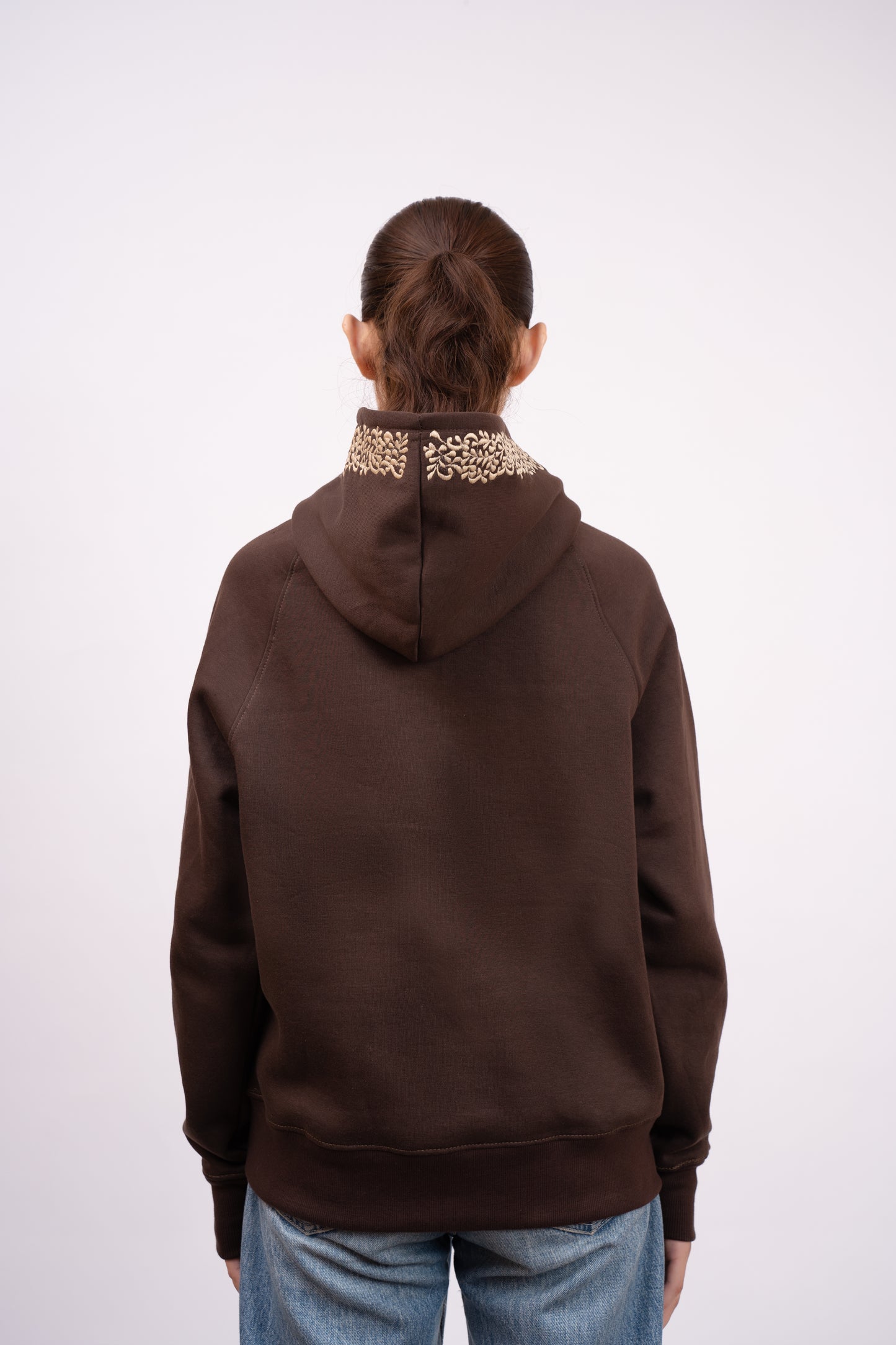 UNISEX MOCHA THREAD HOODIE - Walaiti Official