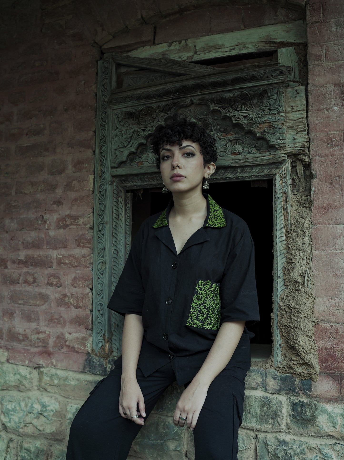 Black Button Down Shirt - Walaiti Official