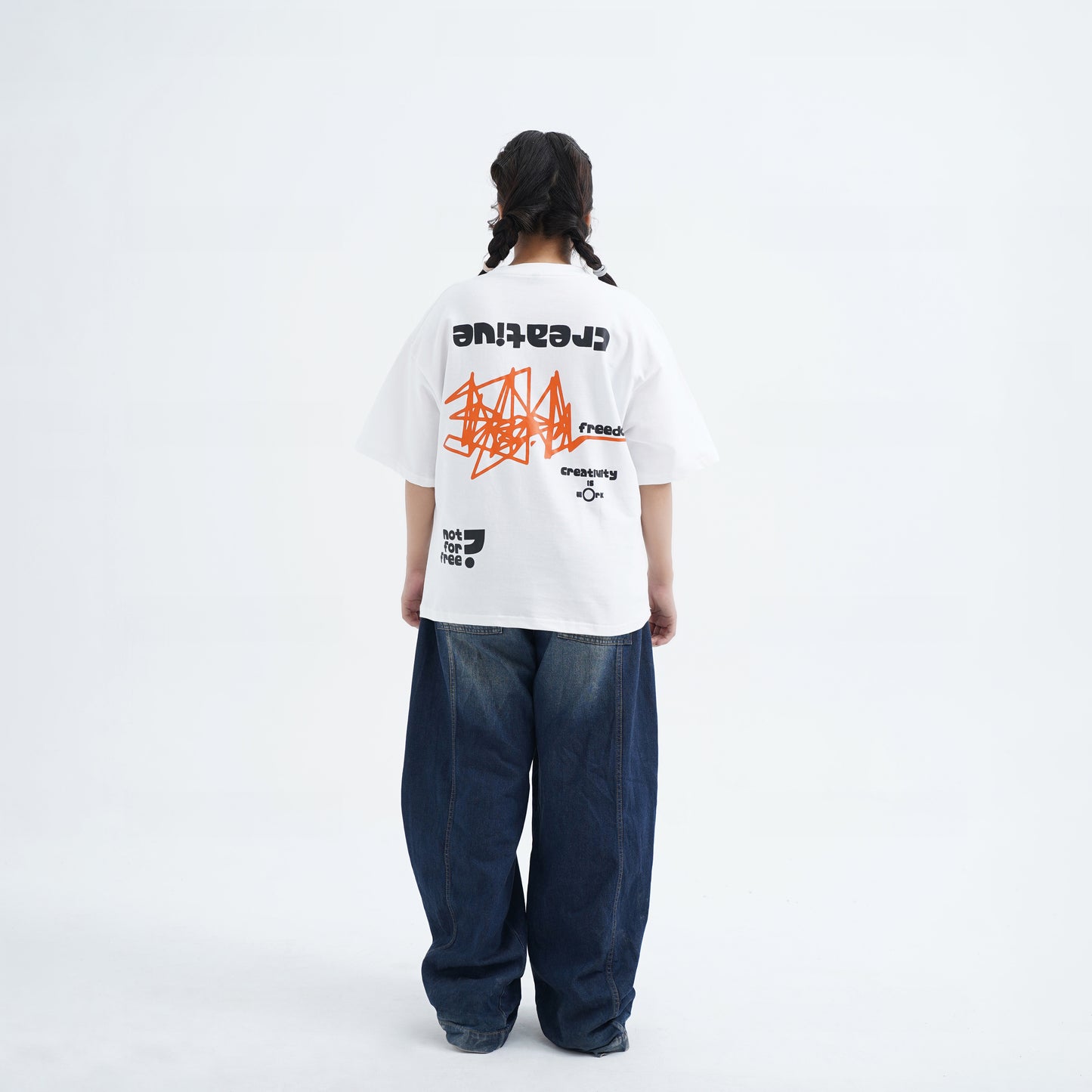 Art Not for Free White T-shirt - Walaiti Official