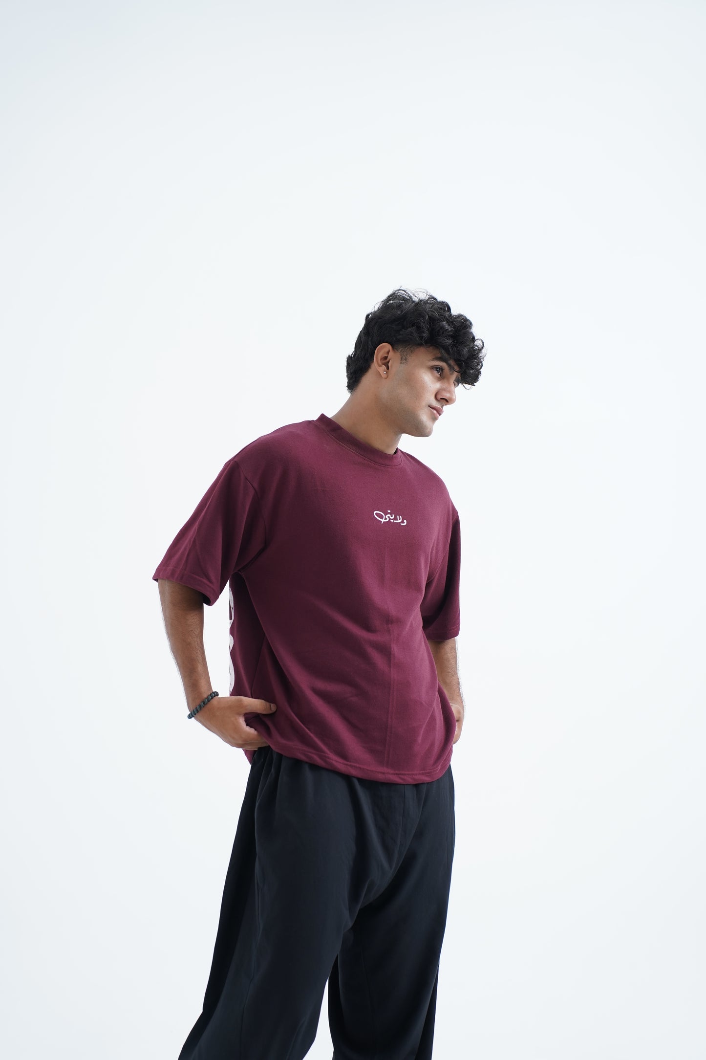 Baghi Maroon T-shirt - Walaiti Official