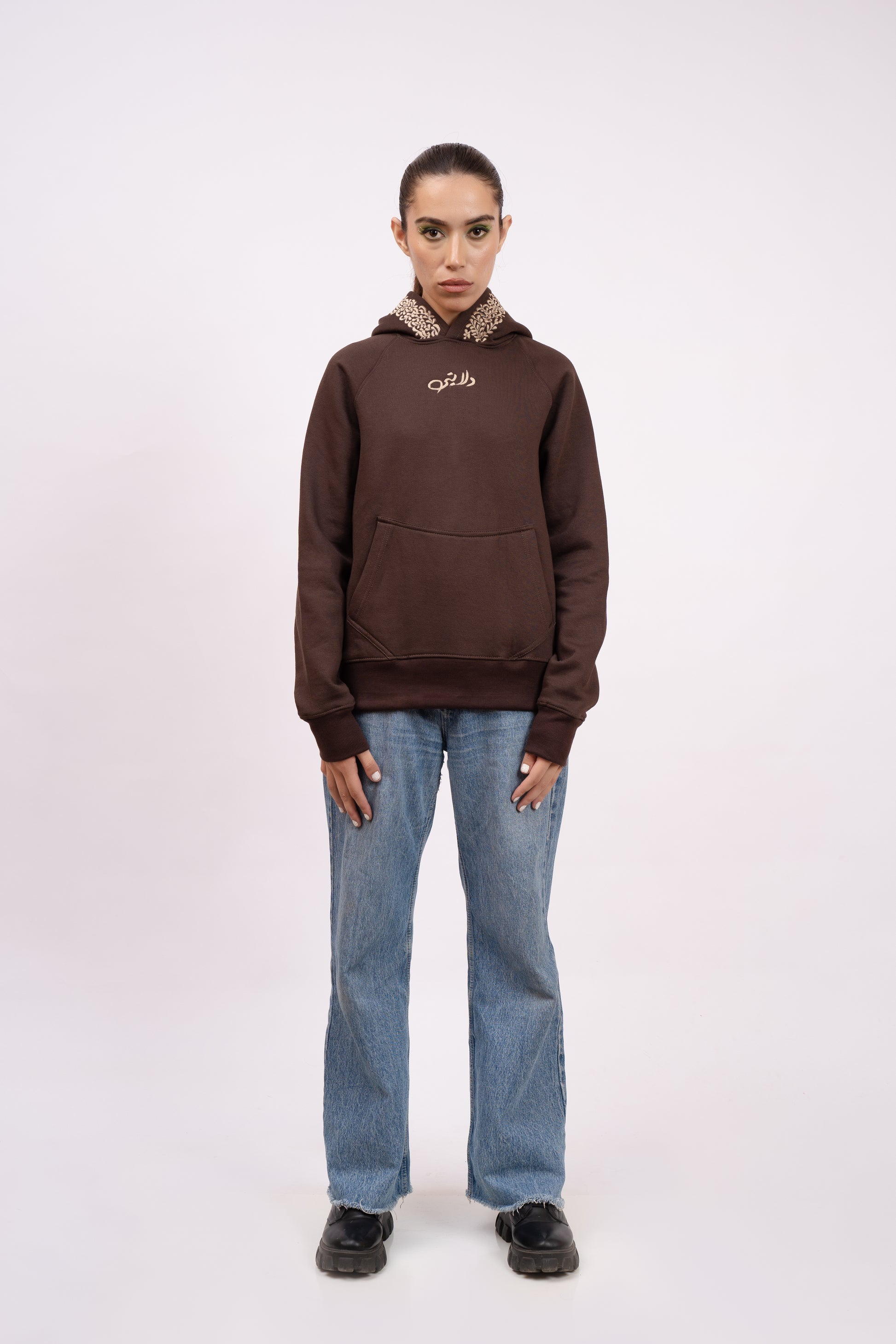 UNISEX MOCHA THREAD HOODIE - Walaiti Official