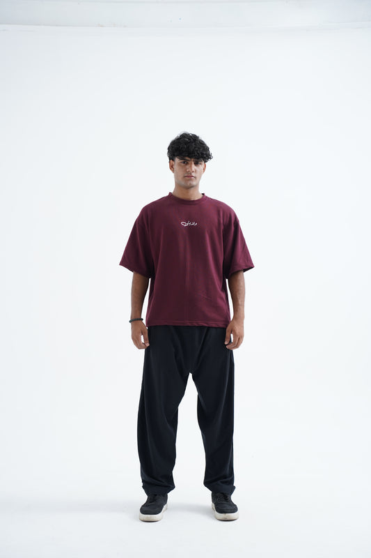 Baghi Maroon T-shirt - Walaiti Official